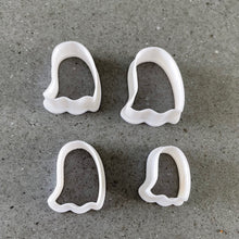 Load image into Gallery viewer, Swoopy Ghost Abstract Shape Polymer Clay Cutter
