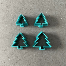 Load image into Gallery viewer, Xmas Tree Abstract Shape Polymer Clay Cutter
