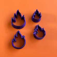 Load image into Gallery viewer, Fire 3 Abstract Shape Polymer Clay Cutter
