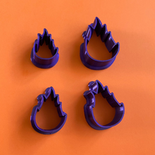 Load image into Gallery viewer, Fire 5 Abstract Shape Polymer Clay Cutter
