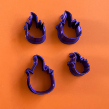 Load image into Gallery viewer, Fire 2 Abstract Shape Polymer Clay Cutter
