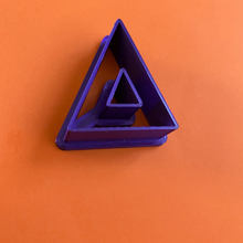 Load image into Gallery viewer, Sharp Triangle cut out  Abstract Shape Polymer Clay Cutter
