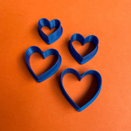 Heart Abstract Shape Polymer Clay Cutter